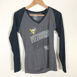 2/$20‎ OTF Pittsburgh Penguins Old Time Hockey Long Sleeve Shirt Medium